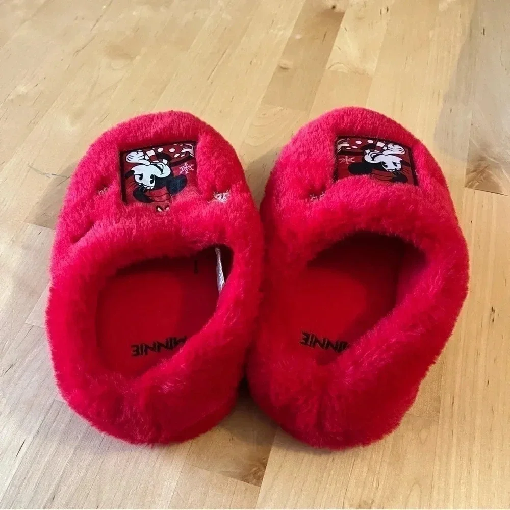 Disney's Slippers 13-1 Minnie Mouse Clog Red